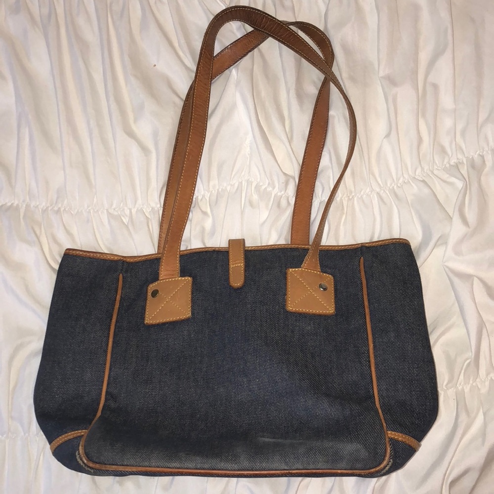 Dooney& Bourke denim purse - Picture 2 of 7